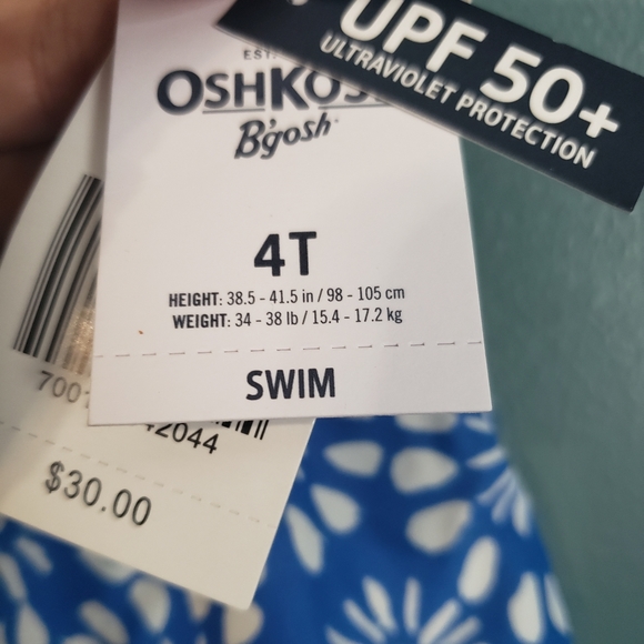 2 NWT Girls 4T swimsuits tankini - Picture 4 of 5